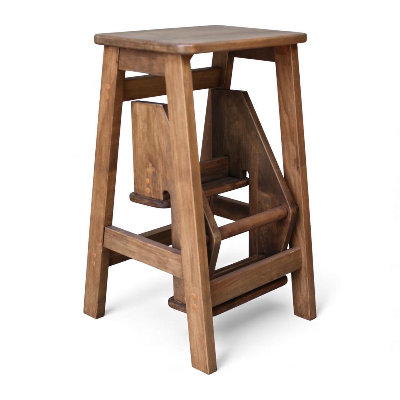 Табурет-лестница деревянный Студія Дерева Вільха Ретро бытовой 3 ступеньки Палисандр (31002899) - фото 2 Табурет-лестница деревянный Студія Дерева Вільха Ретро бытовой 3 ступеньки Палисандр (31002899) - фото 2
