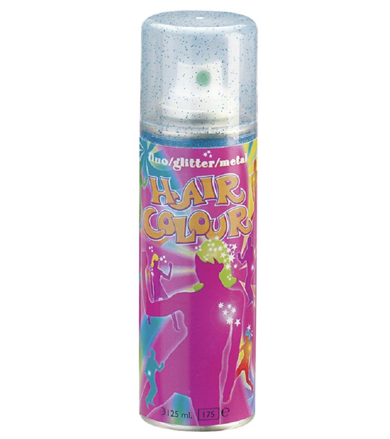 Спрей для волос Sibel Fluo Hair Color с блестками 125 мл Синий (240000-05)