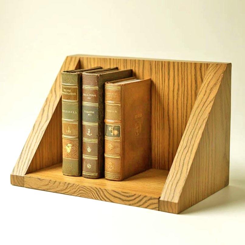 Полка книжная настольная из дерева Костад Карри (КПА-042603)