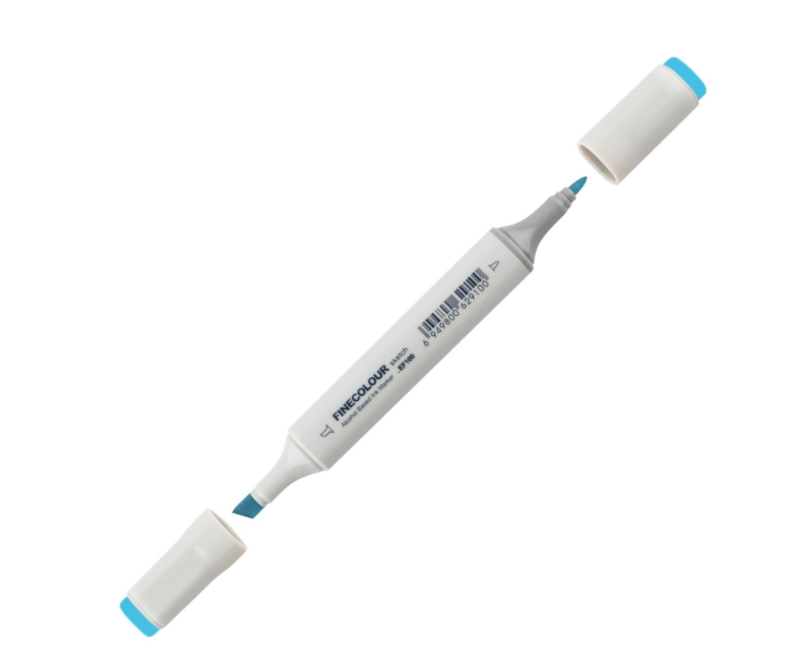 Маркер спиртовой Finecolour Sketchmarker 091 BG91 Голубой бензин (EF100-91)