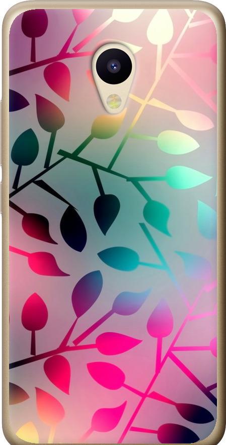 Чехол на Meizu M5 Листья (2235t-420-42517)