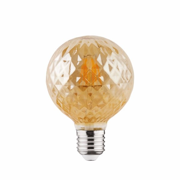 Лампа светодиодная (ретро) Horoz Electric RUSTIC TWIST-4 4W Filament led 2200К E27