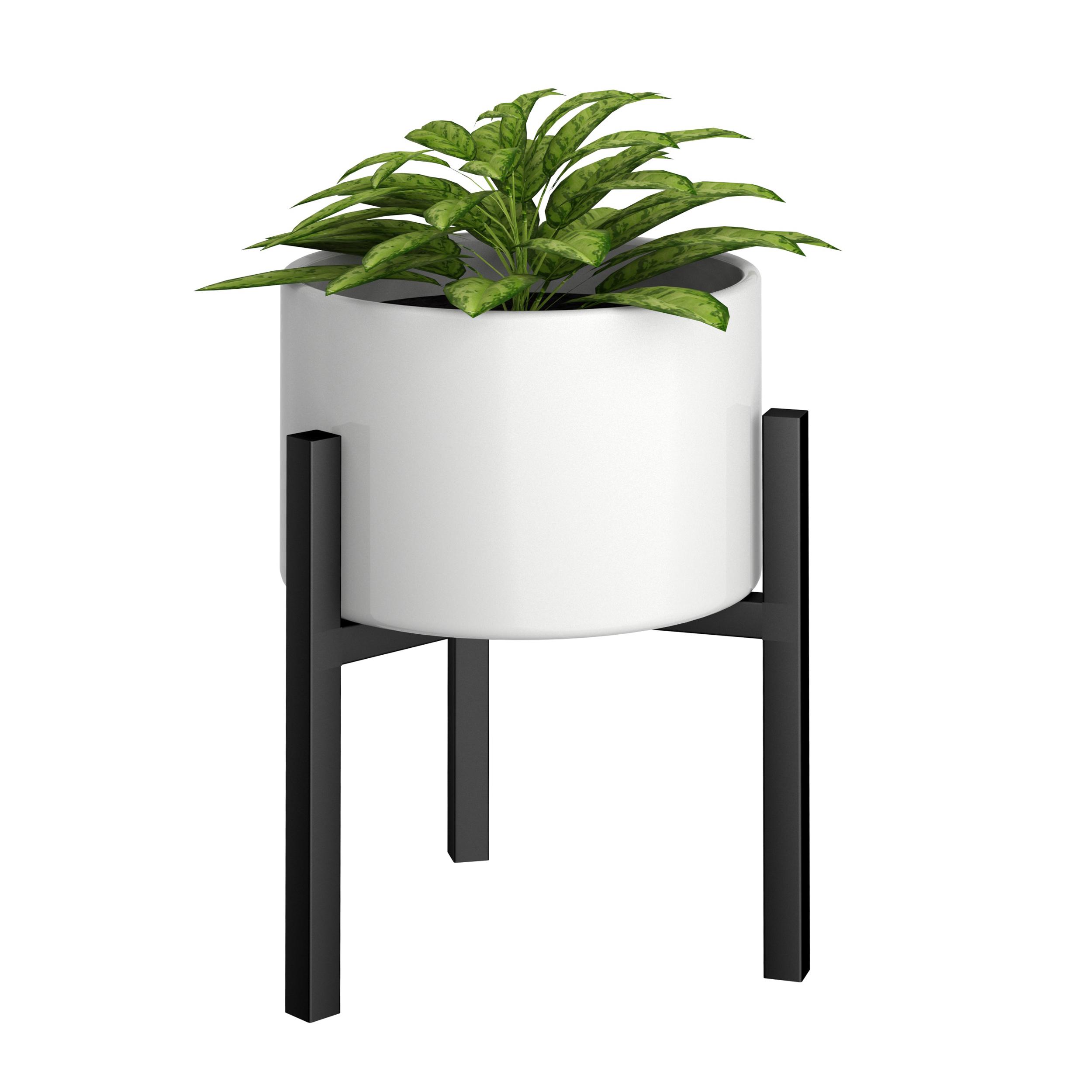 Подставка для цветов Orizon LOFT Y из металла 30х30х30 см Черный матированный - фото 2 Подставка для цветов Orizon LOFT Y из металла 30х30х30 см Черный матированный - фото 2