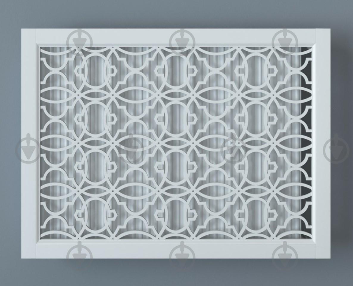 Экран-решетка декоративная на батарею отопления R75-F70 Белый (26394301) - фото 2 Экран-решетка декоративная на батарею отопления R75-F70 Белый (26394301) - фото 2