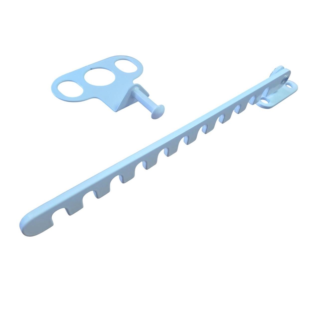 Гребенка ограничитель открывания откидывания створки металоластикового окна под ручку металл 11 положений фиксации (ПР11)