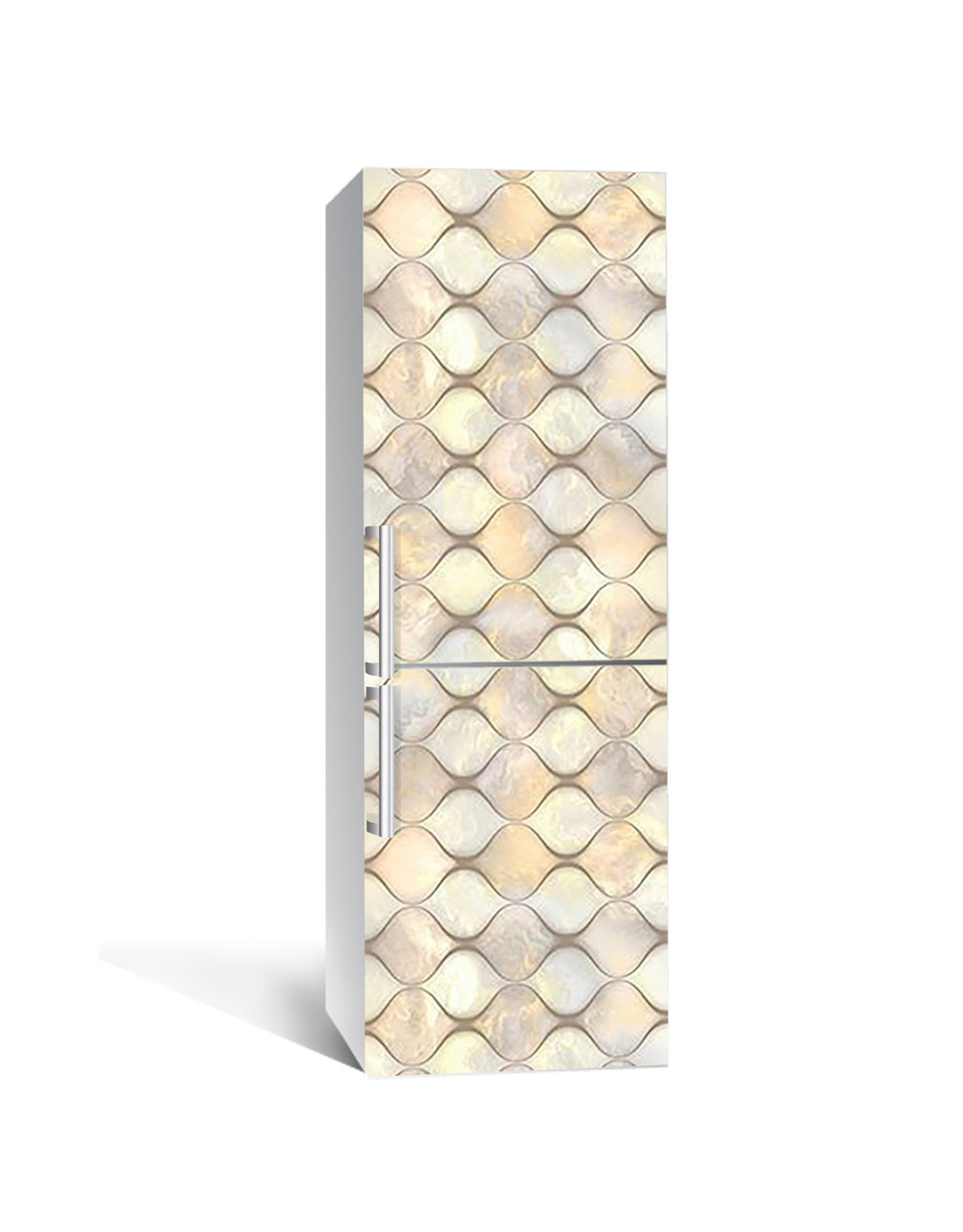 Наклейка 3D на холодильник Zatarga Стеклянные колбы 650х2000 мм (1323452787)