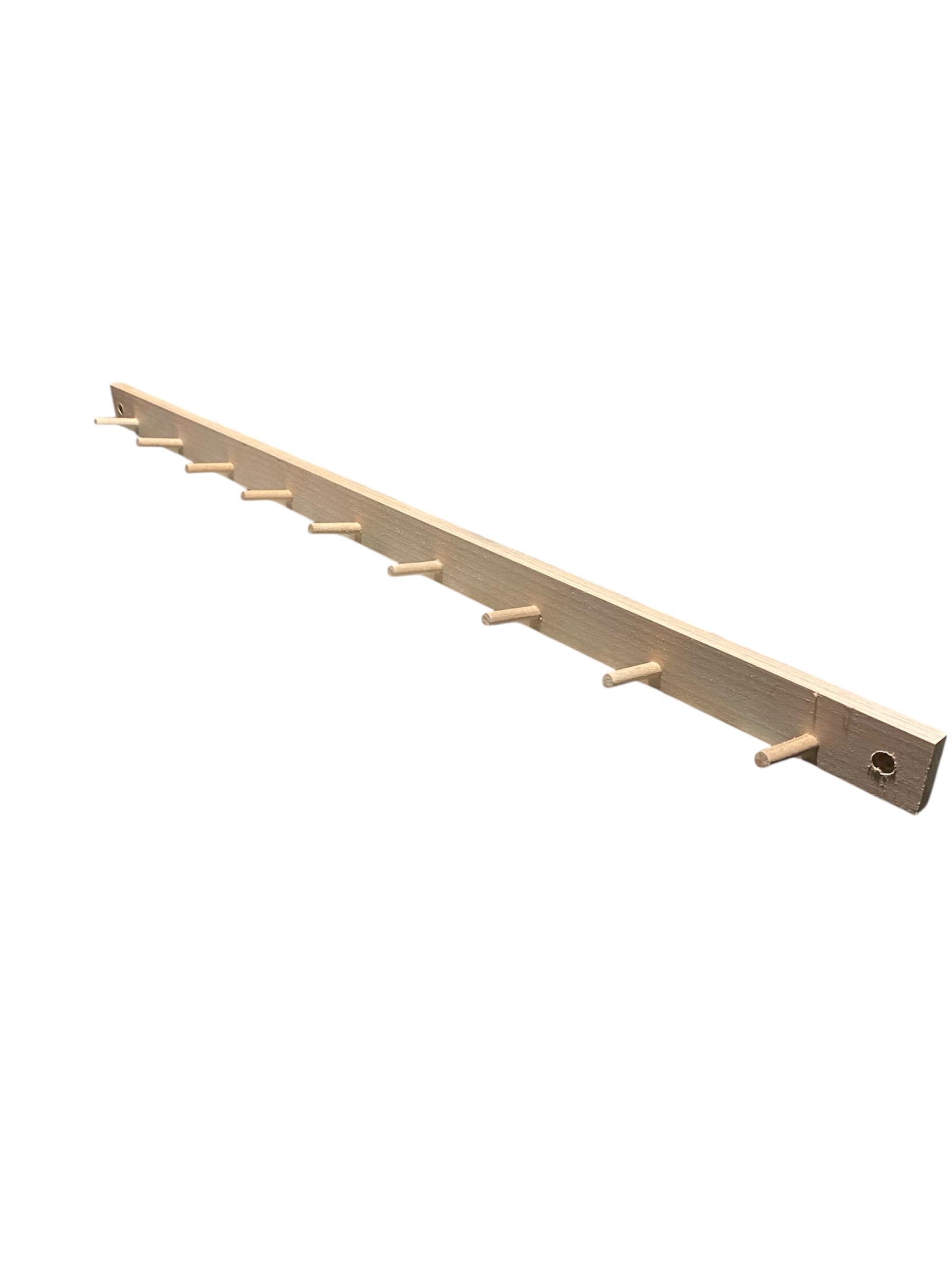 Вішалка для одягу дерев'яна настінна (31264633)