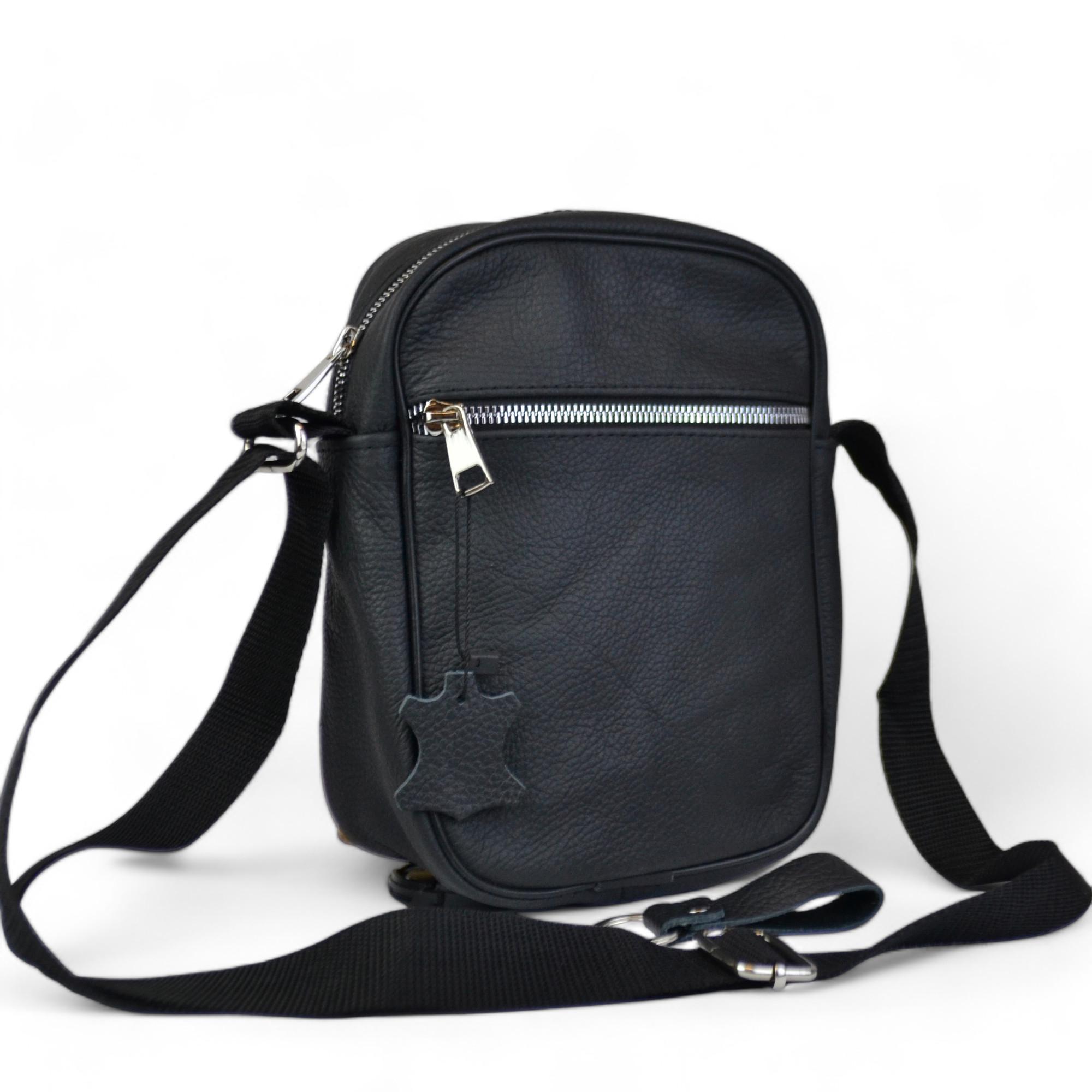 Сумка из натуральной кожи Черный (119530) - фото 15 Сумка из натуральной кожи Черный (119530) - фото 15