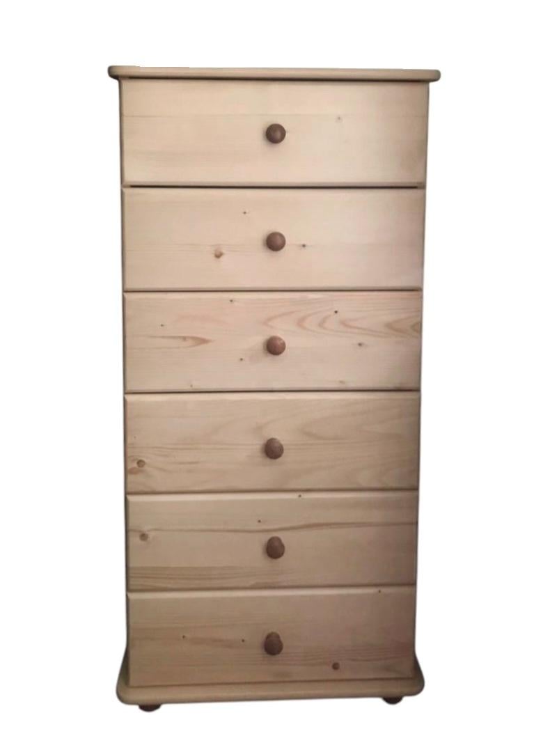 Деревянный комод Скиф К-11 Натуральный прозрачный лак (25566285)