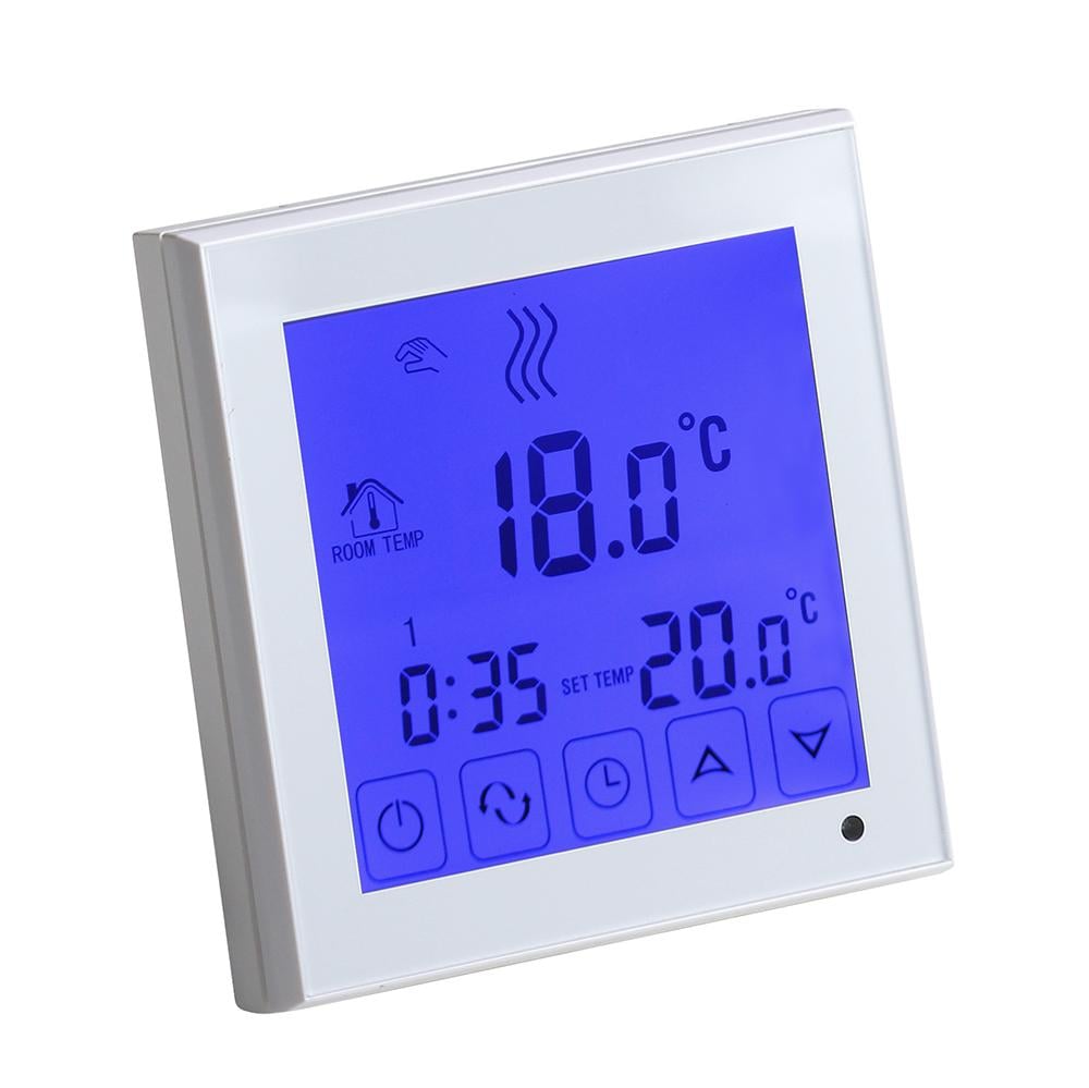 Терморегулятор для теплого пола EcoTerm SEN программируемый White (E5292) - фото 2 Терморегулятор для теплого пола EcoTerm SEN программируемый White (E5292) - фото 2
