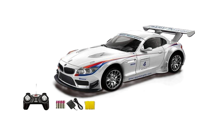 Радиоуправляемая машина 866-1812 B BMW Z4 GT3/свет/аккумулятор 4,8V 2,4 Ghz-А/батарейки (126045)