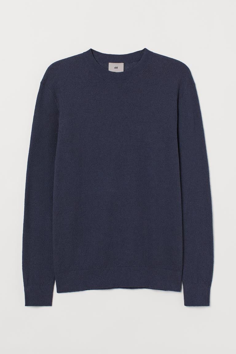 Свитер лен бленд XS Темно-синий (9444003arl) Свитер лен бленд XS Темно-синий (9444003arl)