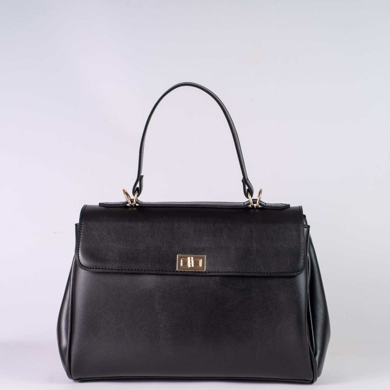 Сумка женская почтальона из экокожи XENIA № 67-24 Черный - фото 1