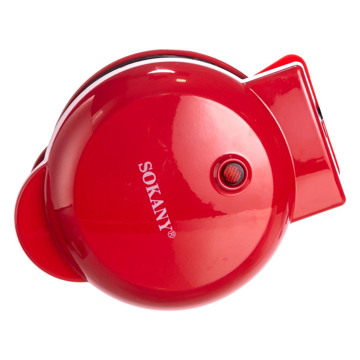 Вафельница для бельгийских вафель Sokany SK-BBQ-849 с антипригарным покрытием 550 Вт (7391) - фото 13 Вафельница для бельгийских вафель Sokany SK-BBQ-849 с антипригарным покрытием 550 Вт (7391) - фото 13