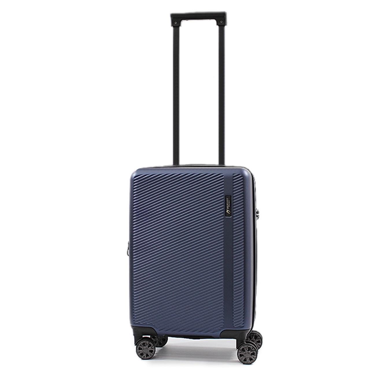Валіза мала AIRTEX полікарбонат S 55х35х20 + 5 см 43 л 2,85 кг Синій (231)