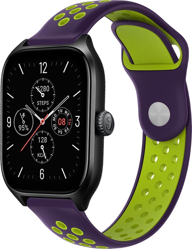 Ремешок Sport для Amazfit GTS 4/mini Violet/Green (29454-21)