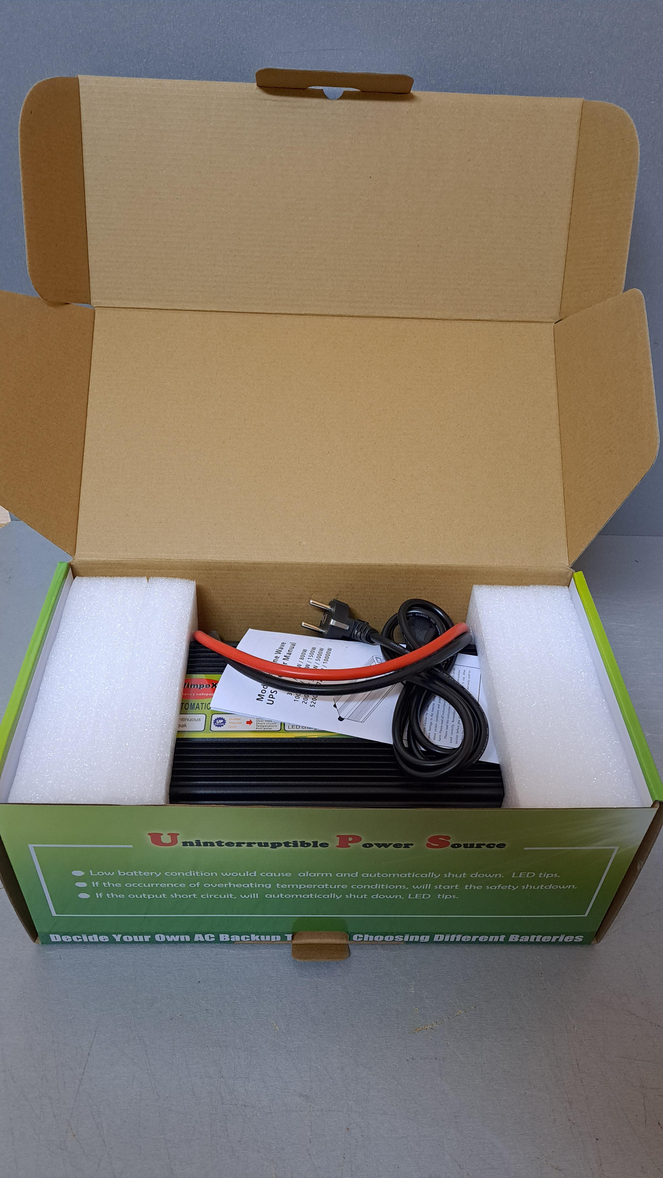 Преобразователь напряжения WIMPEX 12-220V 5200W с автоматической зарядкой 15А - фото 6 Преобразователь напряжения WIMPEX 12-220V 5200W с автоматической зарядкой 15А - фото 6