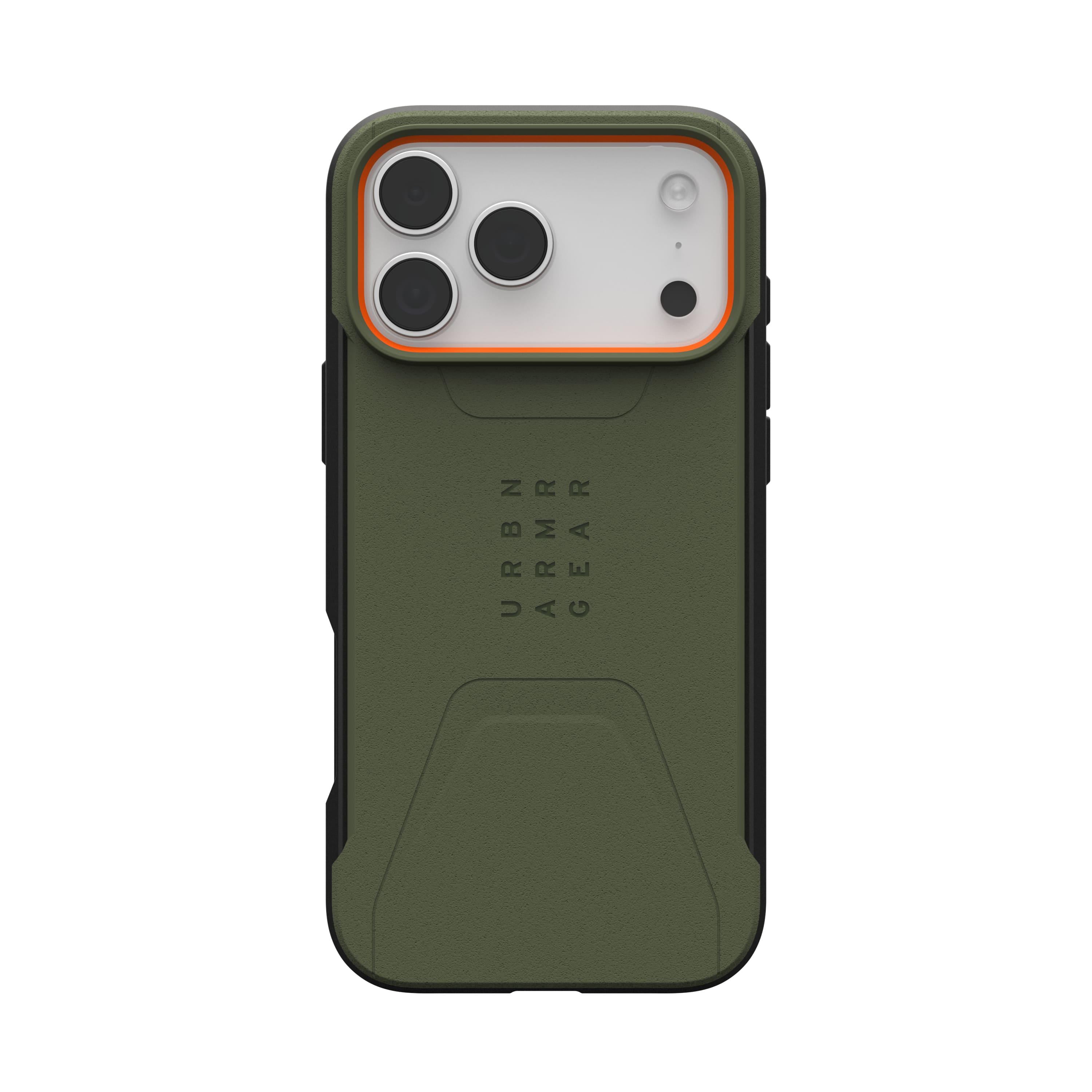Чехол UAG Civilian MagSafe для iPhone 17/18 Pro Max Olive/Orange (114546117297)