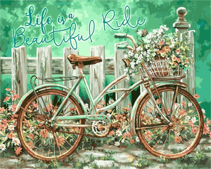 Картина за номерами Ідейка "Чудова поїздка" 40х50 см (KHO2220)