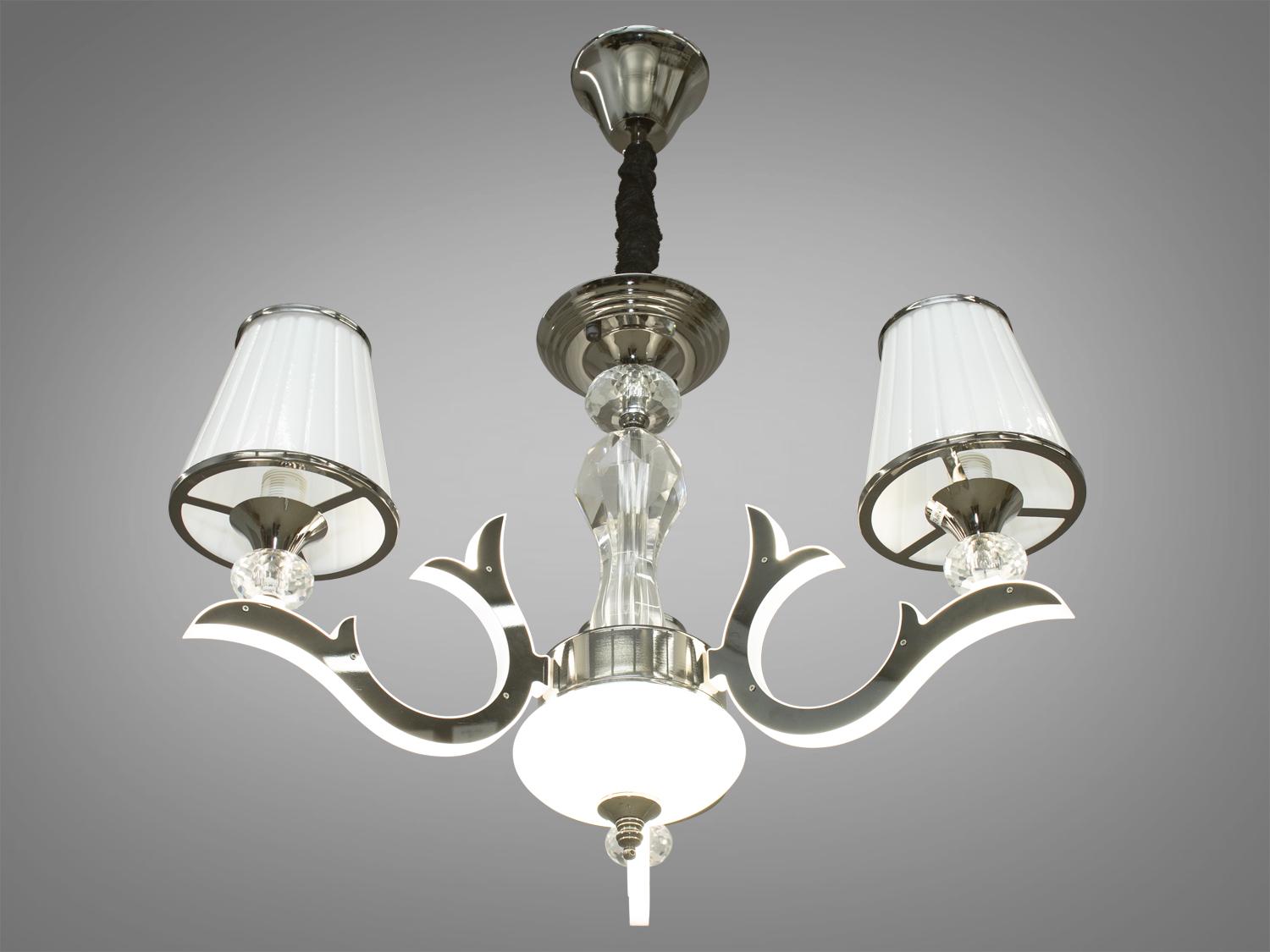 Люстра классическая со светящимися рожками 4100 K 15 Вт (2222) - фото 3 Люстра классическая со светящимися рожками 4100 K 15 Вт (2222) - фото 3