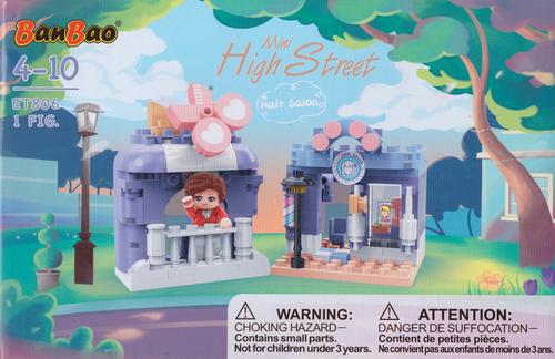 Конструктор BanBao "Центральна вулиця: Перукарська" для девочки 140 дет. (ET806)
