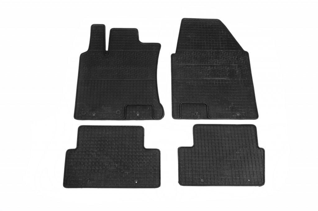 Резиновые коврики Polytep для Nissan Qashqai 2010-2014 гг. резина Черный