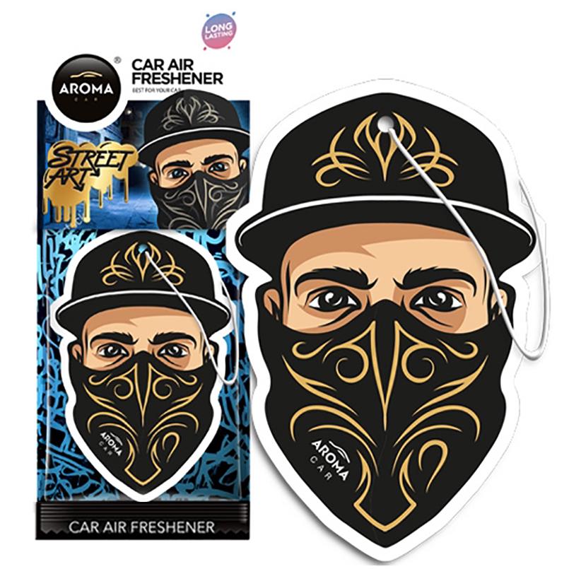 Ароматизатор Aroma Car Cellulose STREET ART - Mask сухой