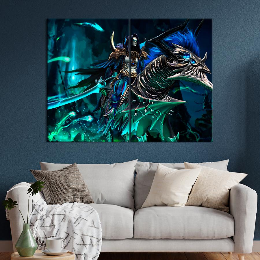 Настенний декор Герой Abaddon в Dota 2 165x122 см (A173-2)