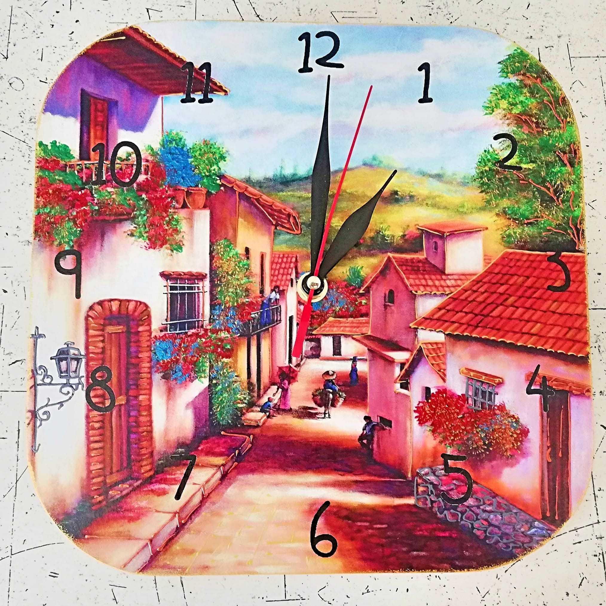 Часы настенные интерьерные Okl Gifts 25х25 см 247