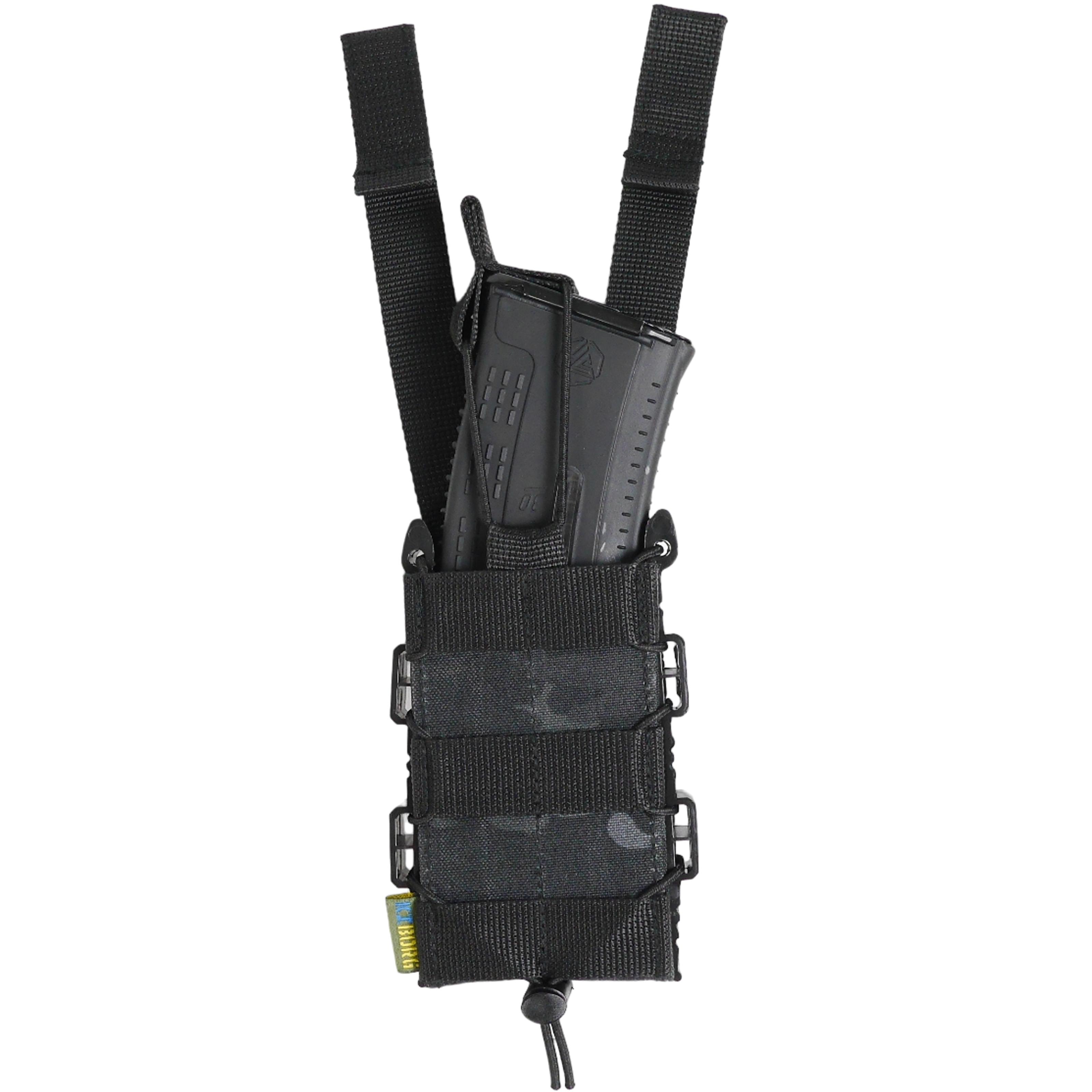 Підсумок жорсткий посилений Kiborg GU Single Mag Pouch Black Multicam (1403-4b04b)