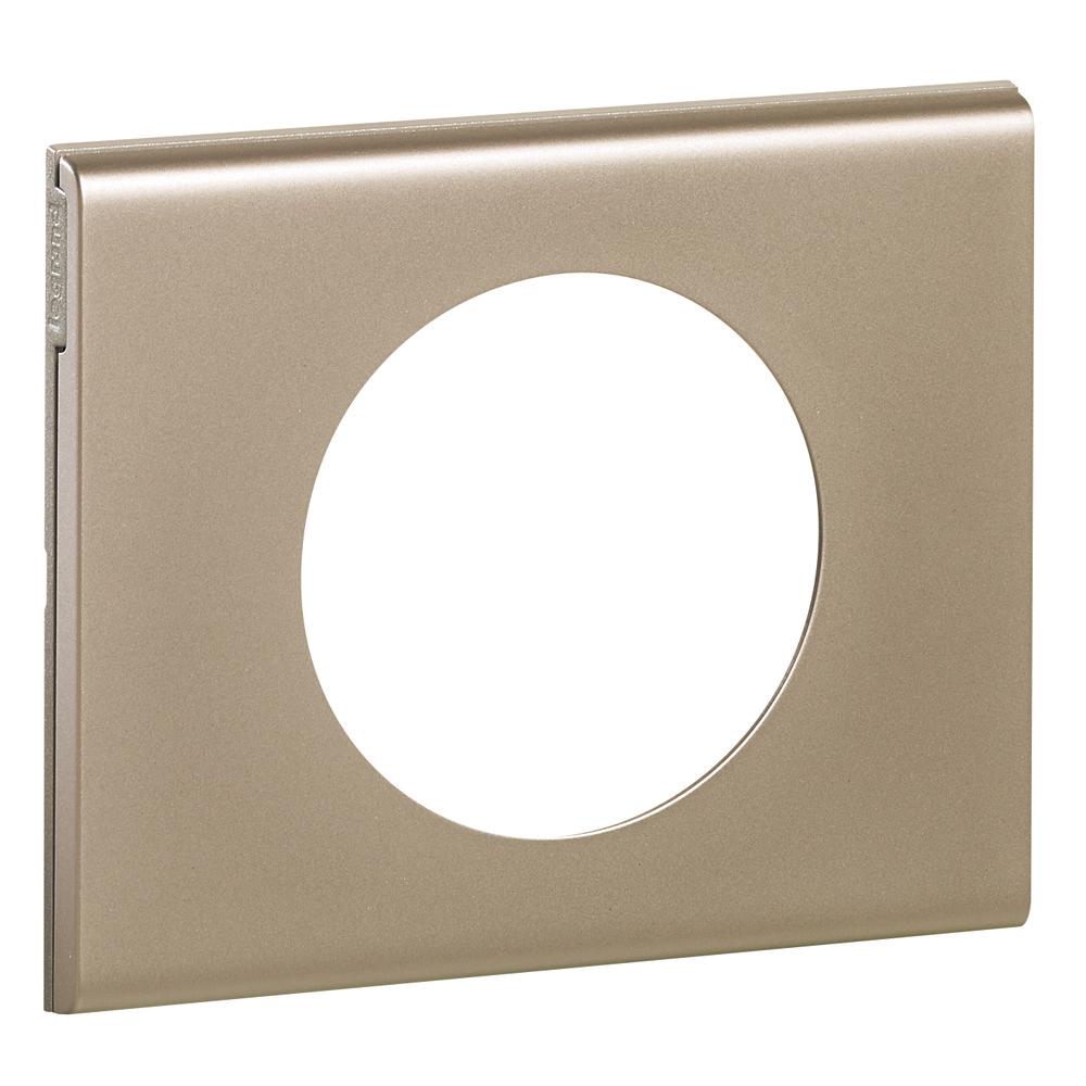 Рамка Legrand Celiane 1п металл Никель велюр (69111)