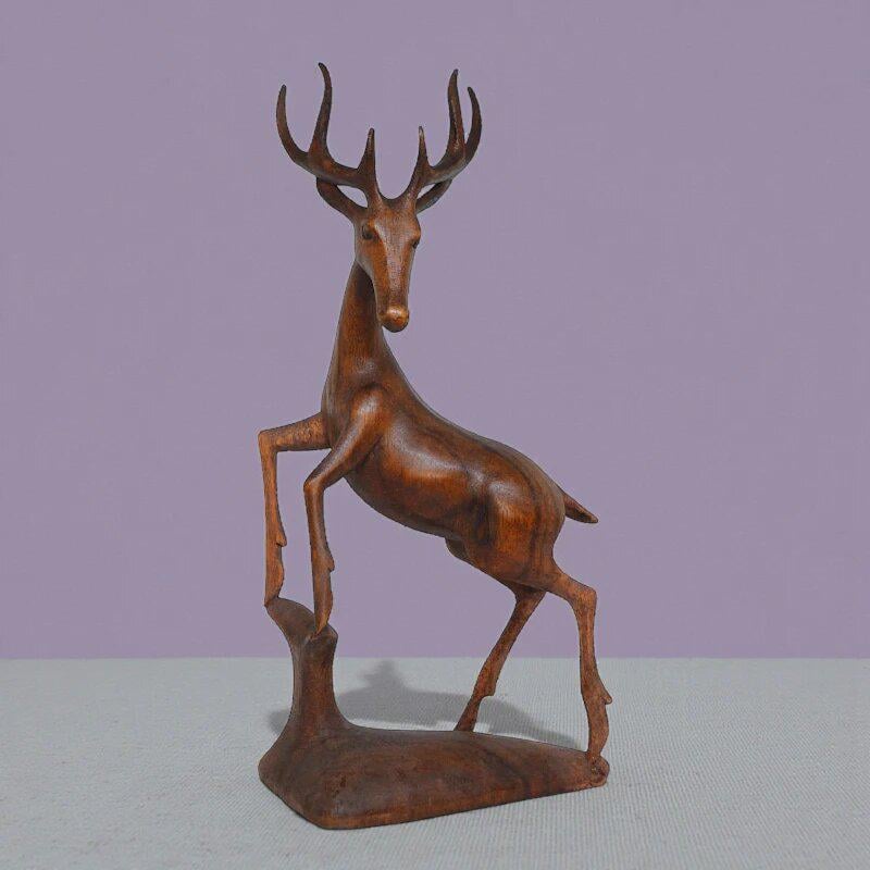 Статуетка дерев'яна Giorgio Butnari Лань 30х14 см (FL-004)