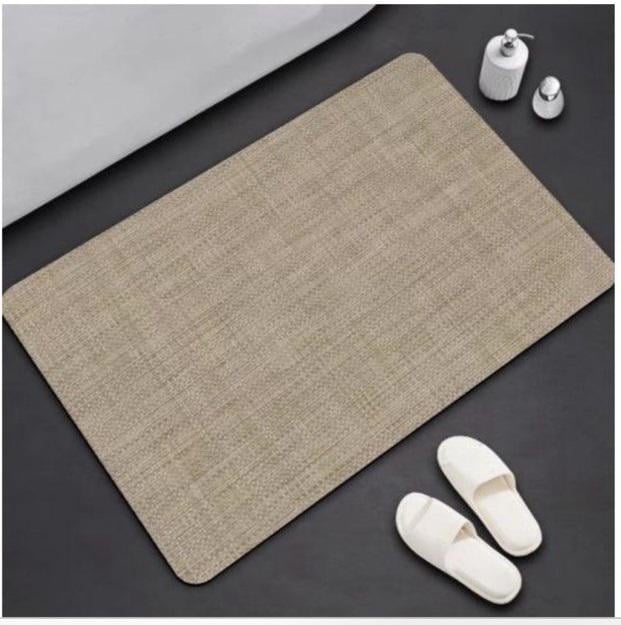 Килимок антиковзкий Bawowna діатомітовий 80х50 см Бежевий (KD019) - фото 1 Килимок антиковзкий Bawowna діатомітовий 80х50 см Бежевий (KD019) - фото 1