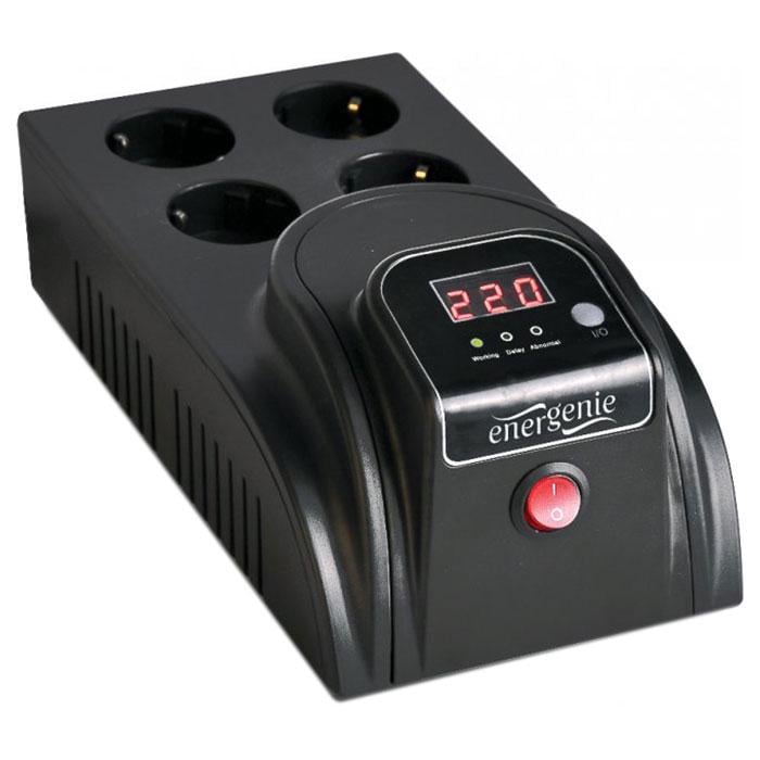 Стабілізатор напруги ENERGENIE EG-AVR-E1000-01 1000VA Relay Black (24869073)