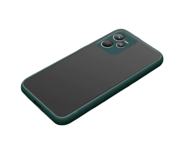 Чехол-накладка TPU Color Matte Case для Realme C35 Зелёный