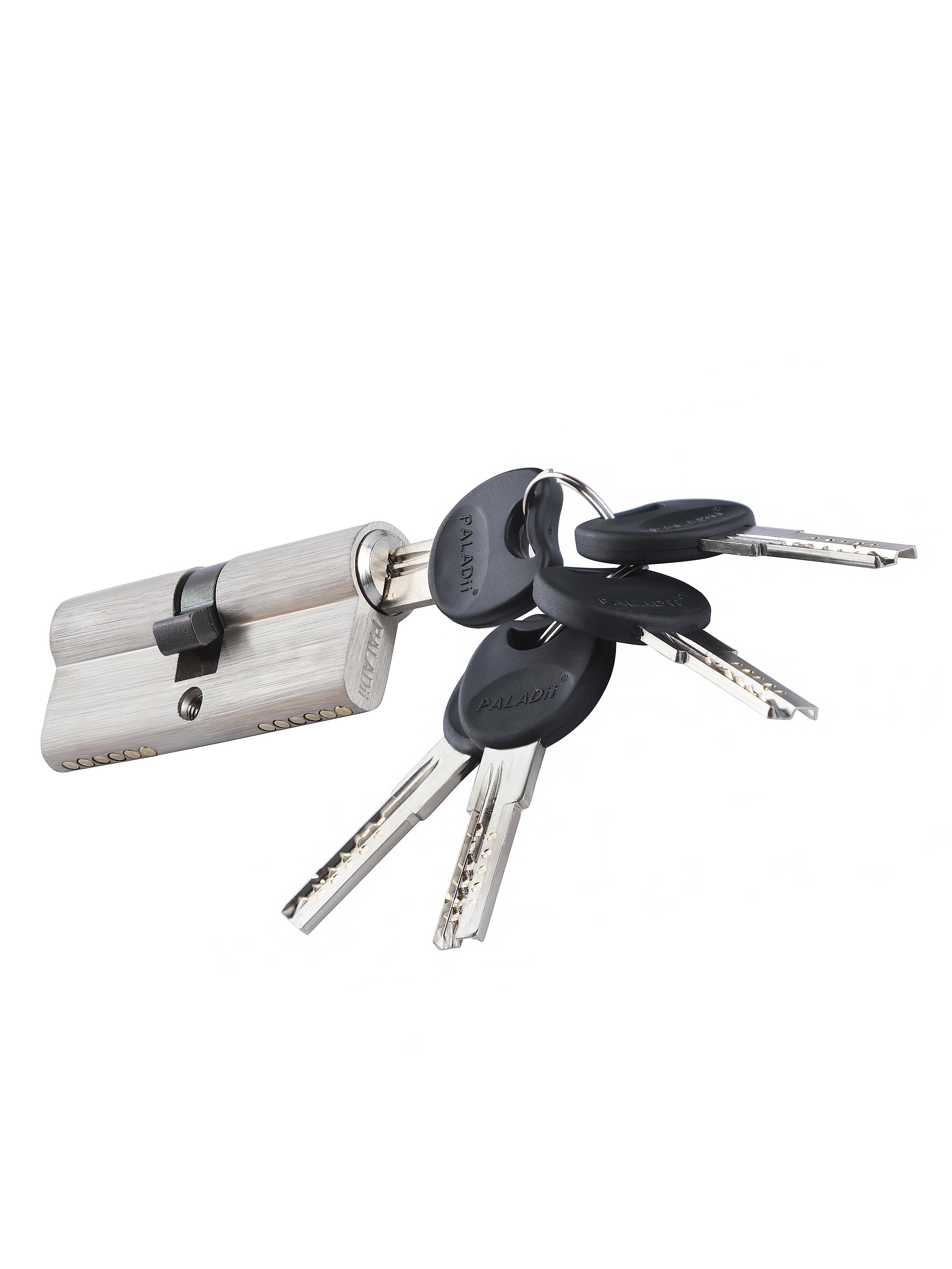 Цилиндр Paladii ST 70 мм 30x40 5 ключей SN Сатин (ПЦ090)