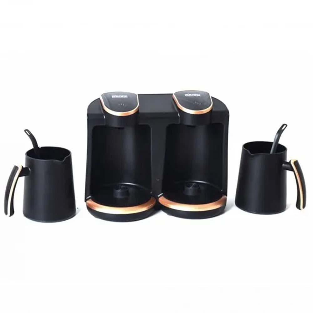 Кавоварка DSP на 2 чашки 250 мл 400 Вт Чорний (14424294)