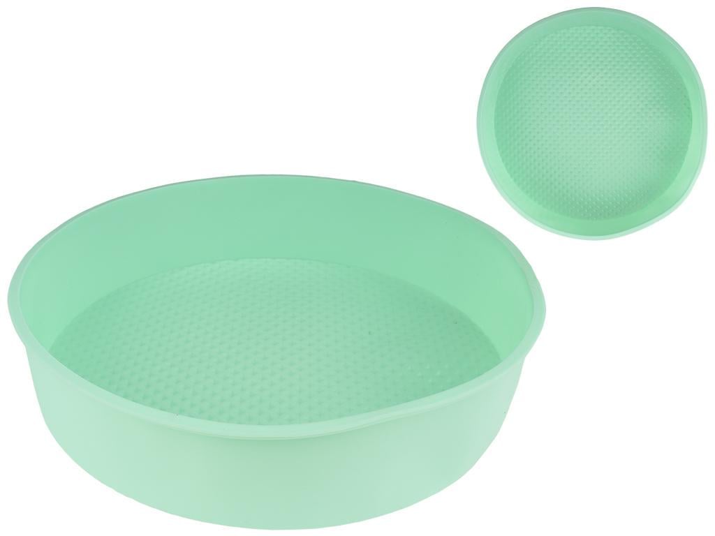 Форма для випічки силіконова Stenson 26х5,5х26 см Зелений (MMS-MH-3033) - фото 2