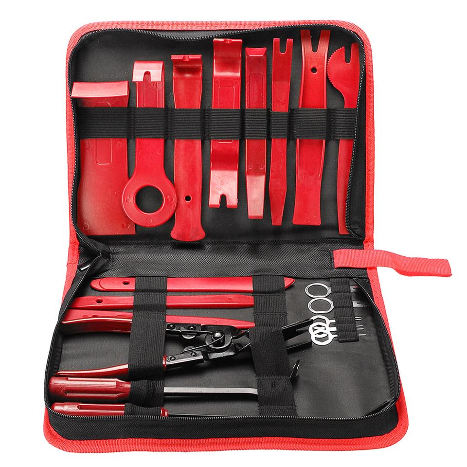 Набір знімачів для обшивки та плоскогубці для зняття кліпсів у сумці 19 пр. (28576876) - фото 15 Набір знімачів для обшивки та плоскогубці для зняття кліпсів у сумці 19 пр. (28576876) - фото 15