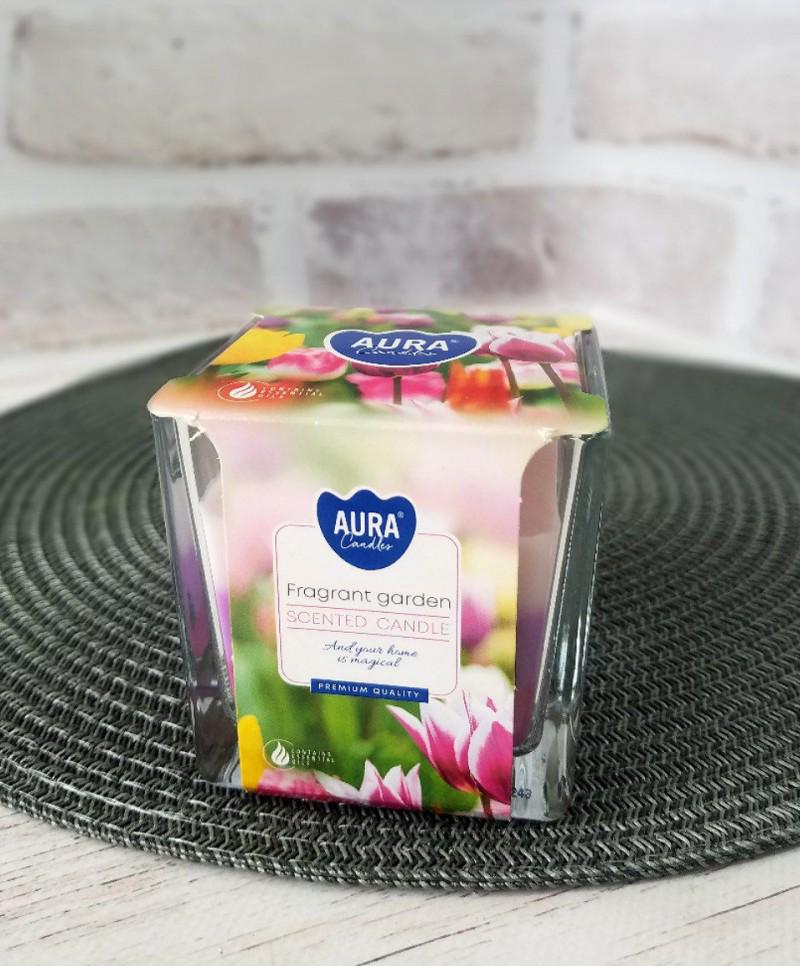 Свечка в стакане квадратная Гармоничный сад (80364) Свечка в стакане квадратная Гармоничный сад (80364)