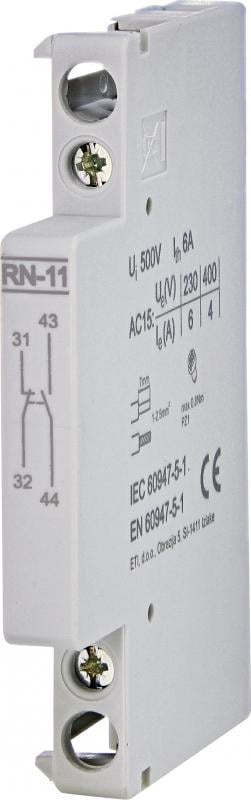 Контакт дополнительный ETI RN 11 4А 1NO+1NC для RA-RD (2464070)