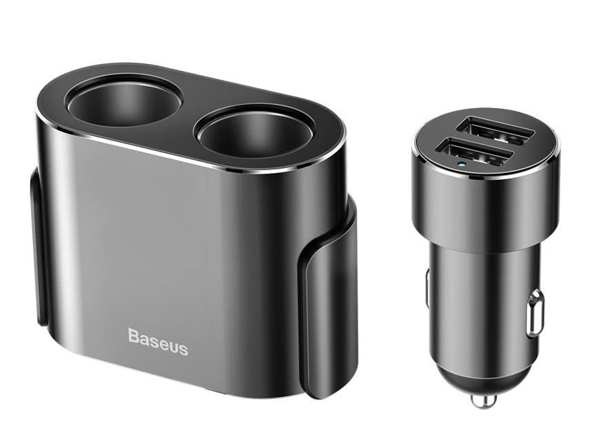 Зарядний пристрій автомобільний Baseus CRDYQ-01 Чорний (1913967050)