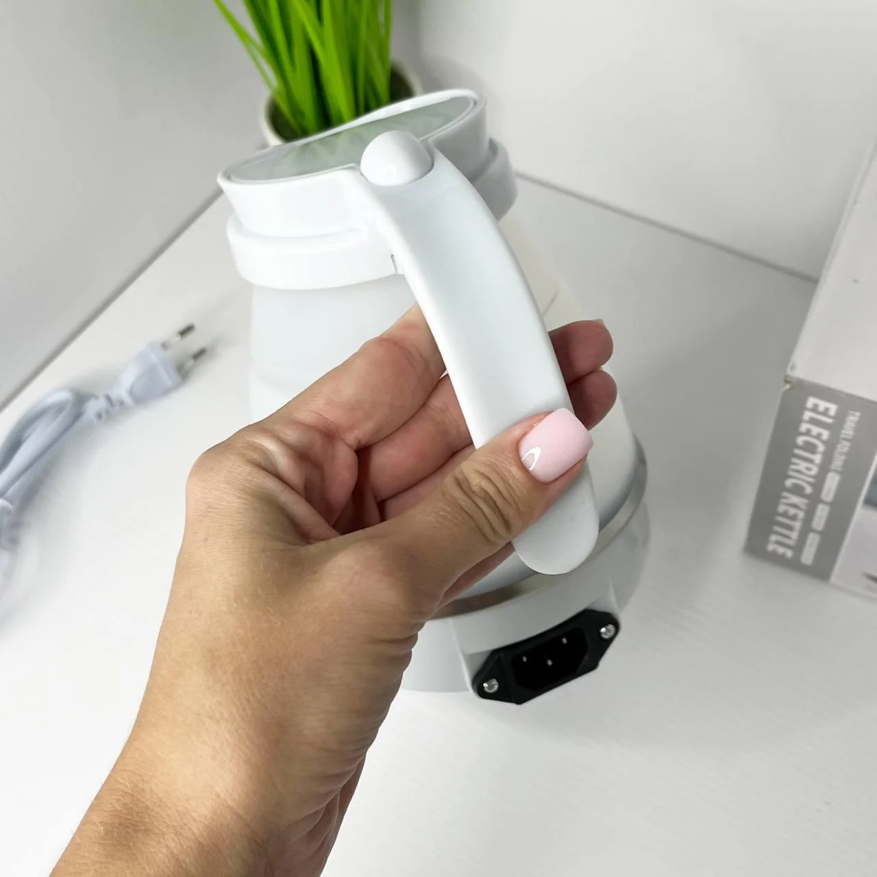 Электрочайник дорожный из силикона 600 мл (SUNROZ Foldable Kettle 3) - фото 5 Электрочайник дорожный из силикона 600 мл (SUNROZ Foldable Kettle 3) - фото 5