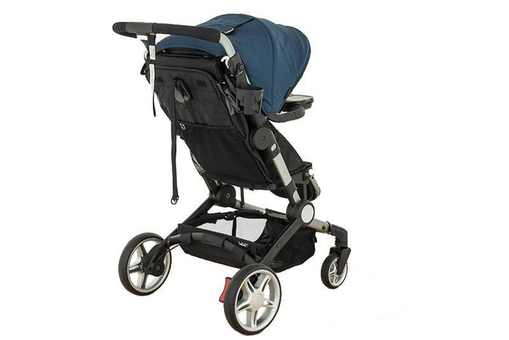 Коляска 2в1 Larktale Coast Longreef Navy с черной трубкой - фото 4
