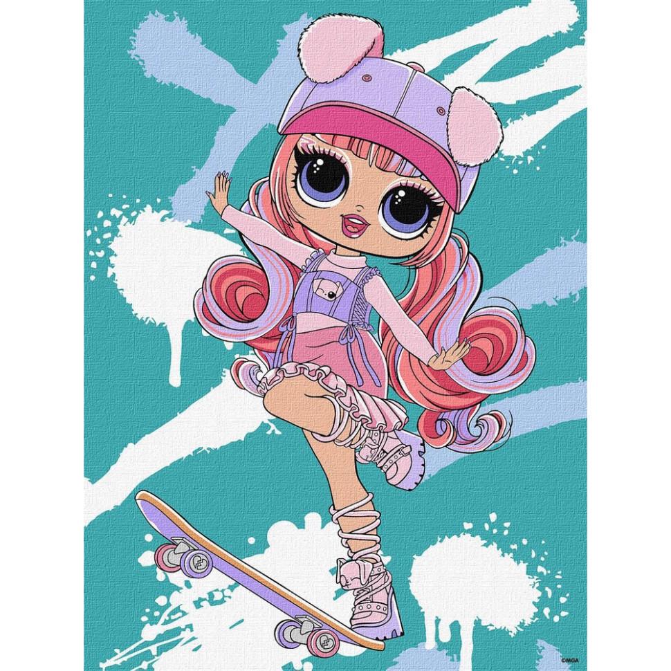 Картина за номерами Ideyka Tweens LOL Skate Dance Ali Dance KHO1208 30х40 см (RLT54060)
