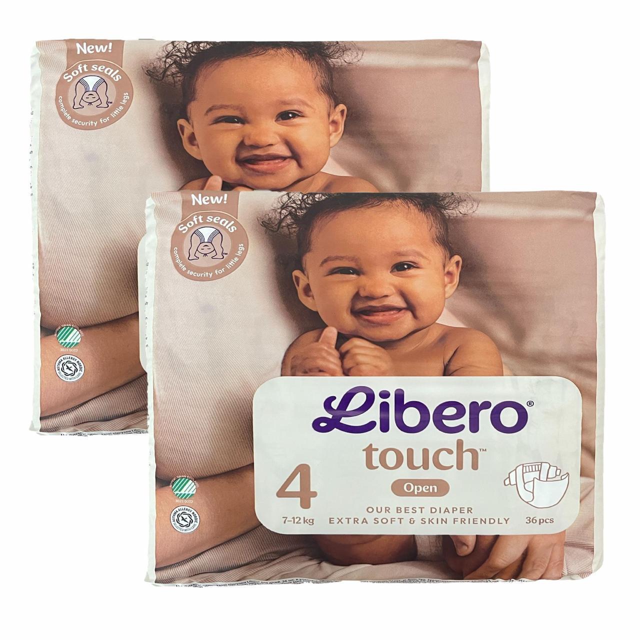 Підгузки Libero Touch 4 7-12 кг 72 шт. (2856972416)