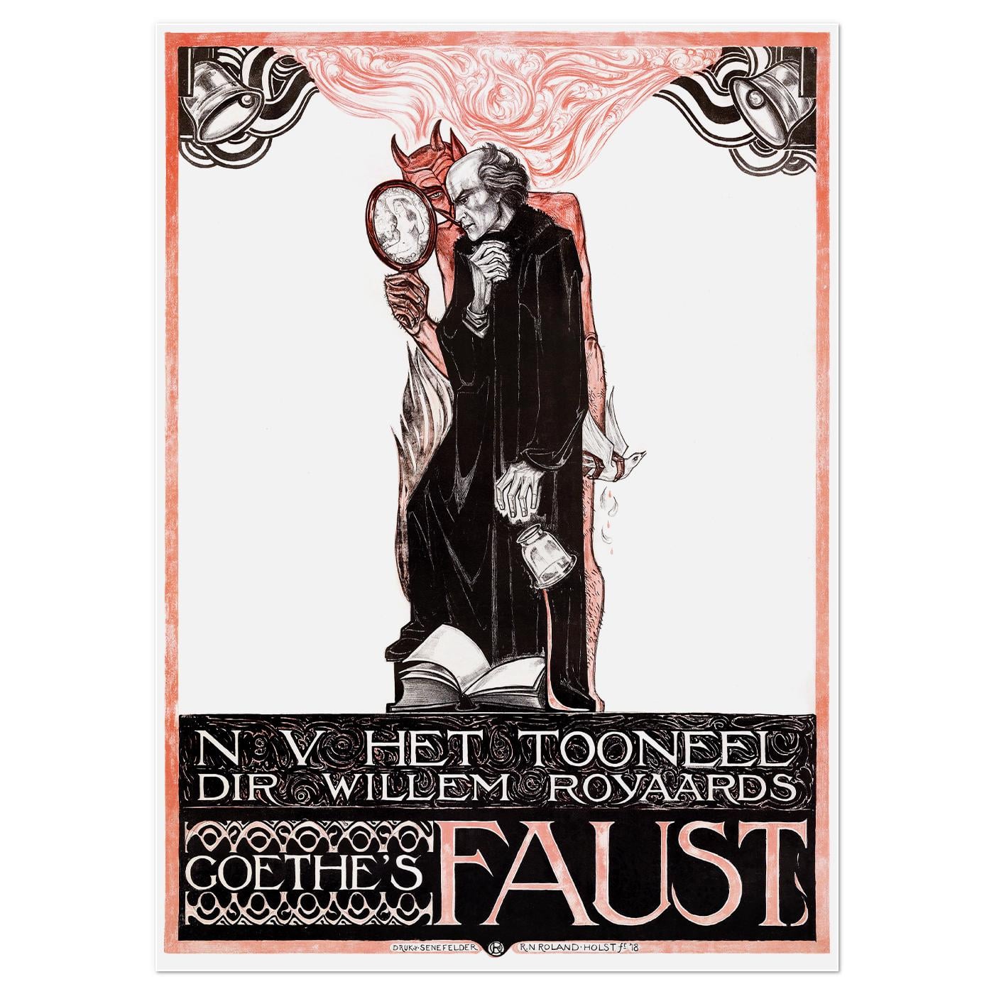 Плакат винтажный Faust 1918 62x86 см (0243) Плакат винтажный Faust 1918 62x86 см (0243)