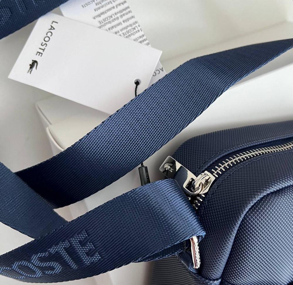 Сумка мужская брендовая через плечо Lacoste Синий (2026 PTR) - фото 8 Сумка мужская брендовая через плечо Lacoste Синий (2026 PTR) - фото 8