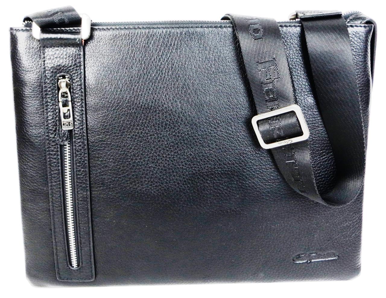 Сумка мужская для документов А4 Giorgio Ferretti 34820028 кожаная Черный