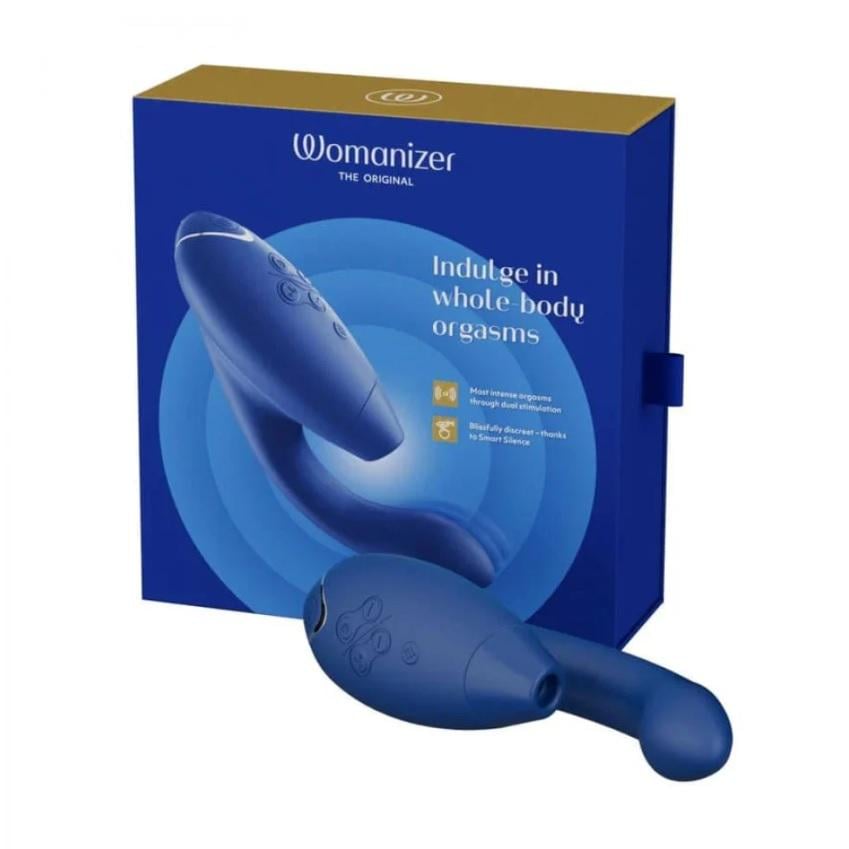 Вибратор-стимулятор инновационный бесконтактный Womanizer Duo 2 Blueberry (W44125) Вибратор-стимулятор инновационный бесконтактный Womanizer Duo 2 Blueberry (W44125)